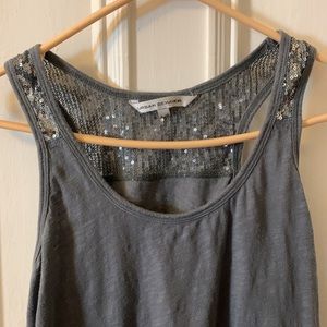 Sequins back tank top